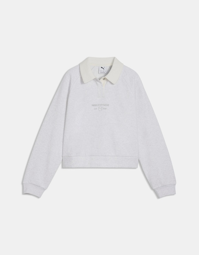 Puma - Class Relaxed Cropped Fleece Sweatshirt - Girls