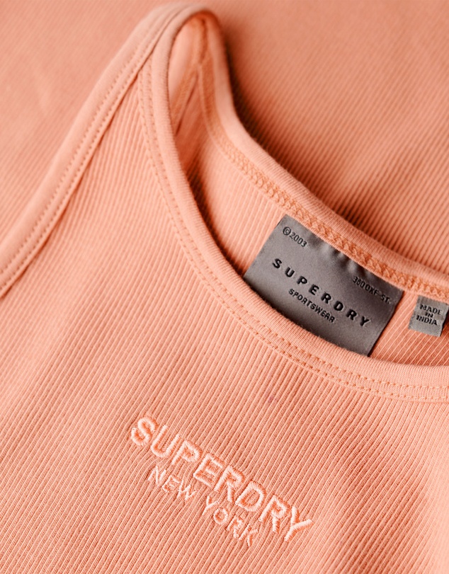 Superdry - Embroidered Rib Racer Slim Fit Dress