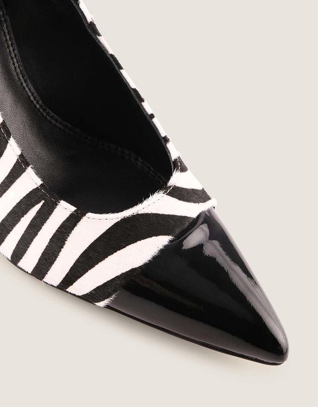 Shelly Shen - Aster High Heel Pumps Black/Zebra