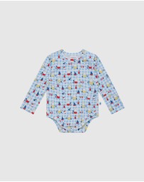 Kynd Baby - Miffy Comfy Bodysuit Long Sleeve in Nautical