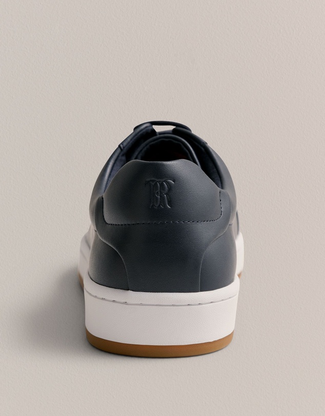 Trenery - Woodhead Leather Sneaker in Navy