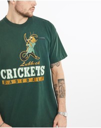 Vintage by The Real Deal - Pre Loved - Vintage 90s Lubbock Crickets Baseball Tee