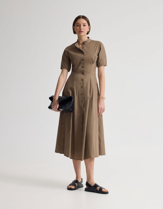Oxford - Olyvia Snaps Midi Dress