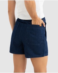 Rhythm - Fatigue Denim Shorts
