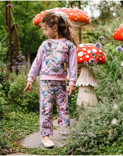 Fleur Harris - 'Faraway Friends' Magic Faraway Tree Track Pant in Lilac