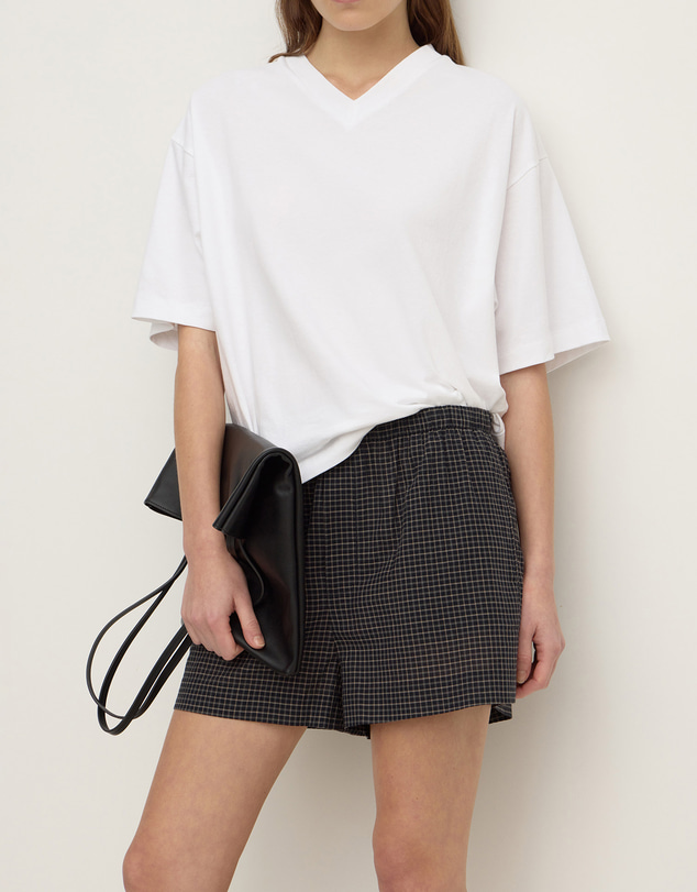 Assembly Label - Iris Check Shorts