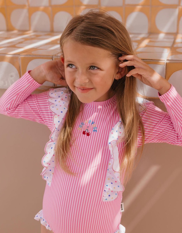 Huxbaby - Bon Voyage Long Sleeve Swimsuit - ICONIC EXCLUSIVE - Babies-Teens