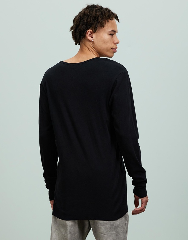 Surrounded By Ghosts - The Gypsum Slim Rib Knit Long Sleeve T-Shirt