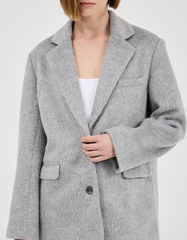 FRIEND of AUDREY - The Brushed Wool-Blend Blazer