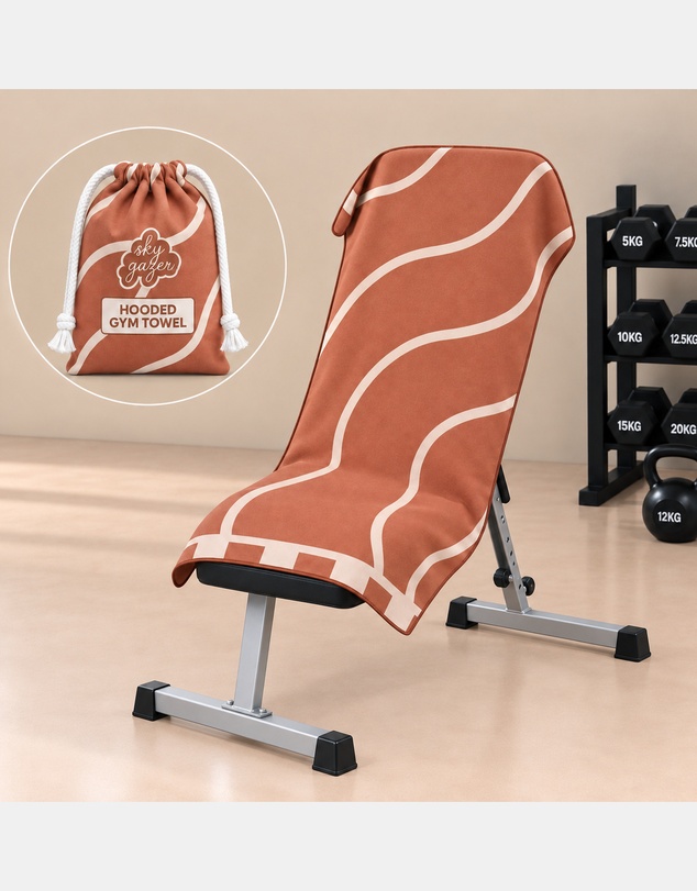 Sky Gazer - Hooded Gym Towel