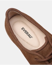 EVERAU - EverAU Ugg Brandon Cow Suede Upper Loafer Oxfords Flats