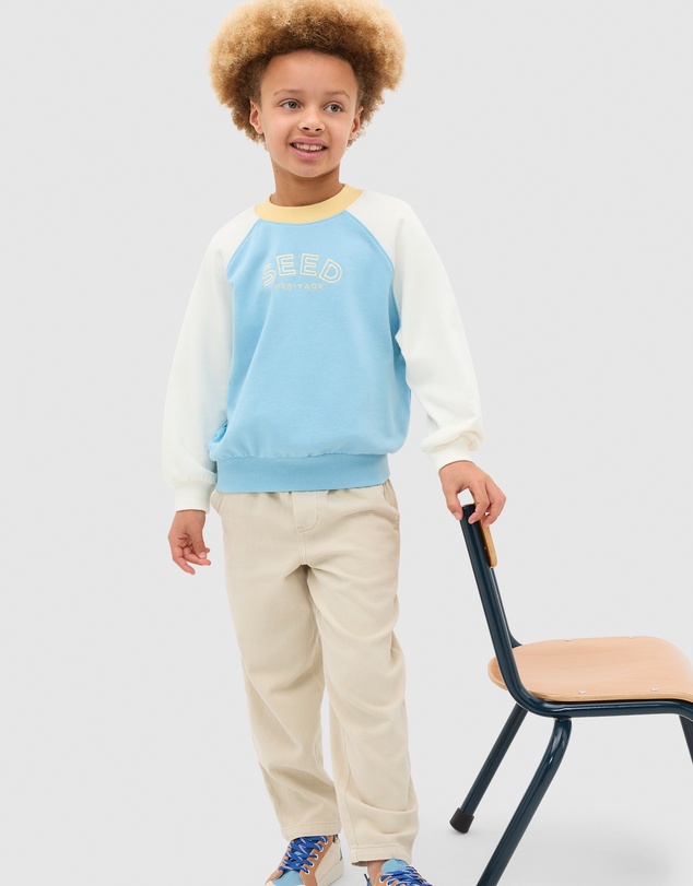 Seed Heritage - Raglan Logo Sweat
