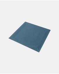 Buckle - Navy and Green Checks 5-Pack 100% Sustainable Cotton Handkerchief Set