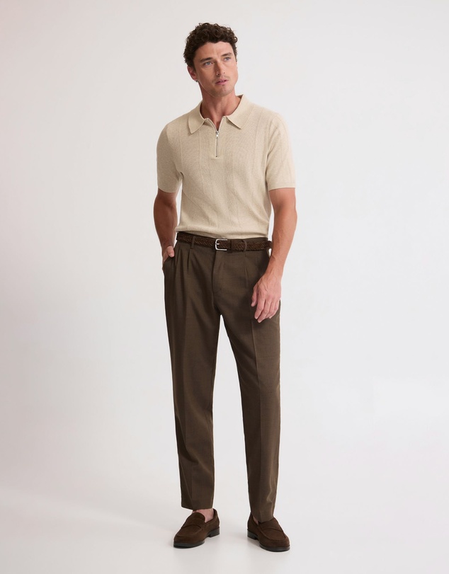 Oxford - Remy Zip Neck Polo