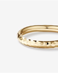 Michael Hill - Hammered Finish Ring in 10kt Yellow Gold