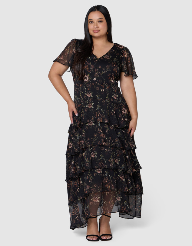 Pink Dusk by Curve Project - Fever Midi Dress