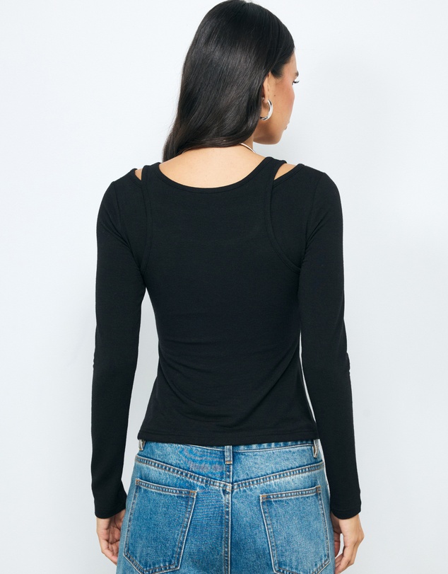 AERE - Elsa Double Layered T-Shirt