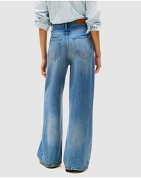Tommy Hilfiger - High Rise Wide Leg Jeans