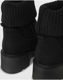 Belle & Bloom - Tokyo Lights Rib Sock Boot