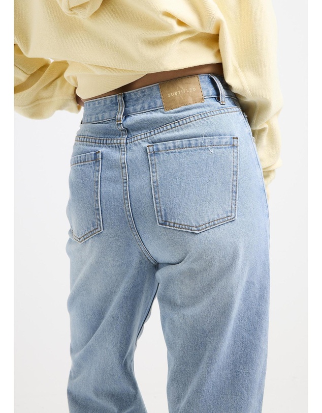 Subtitled - Tayla High Straight Denim Jeans