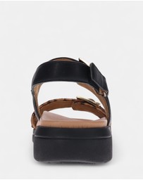 Mia Vita - Bettina Slingback Sandal - Black Leopard