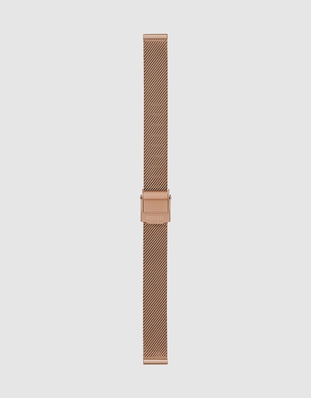 Fossil - Rose Gold-Tone Strap Bar - Ladies
