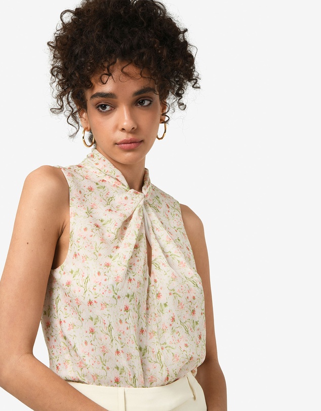 Forcast - Indy Twist Floral Top