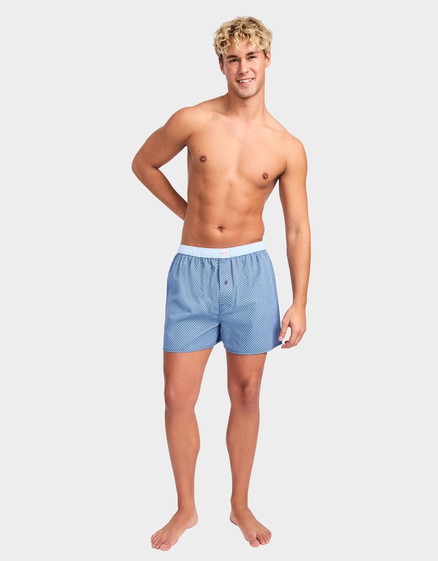 Mitch Dowd - Mitchdowd Geo Contrast Cotton Boxer Shorts 5 Pack