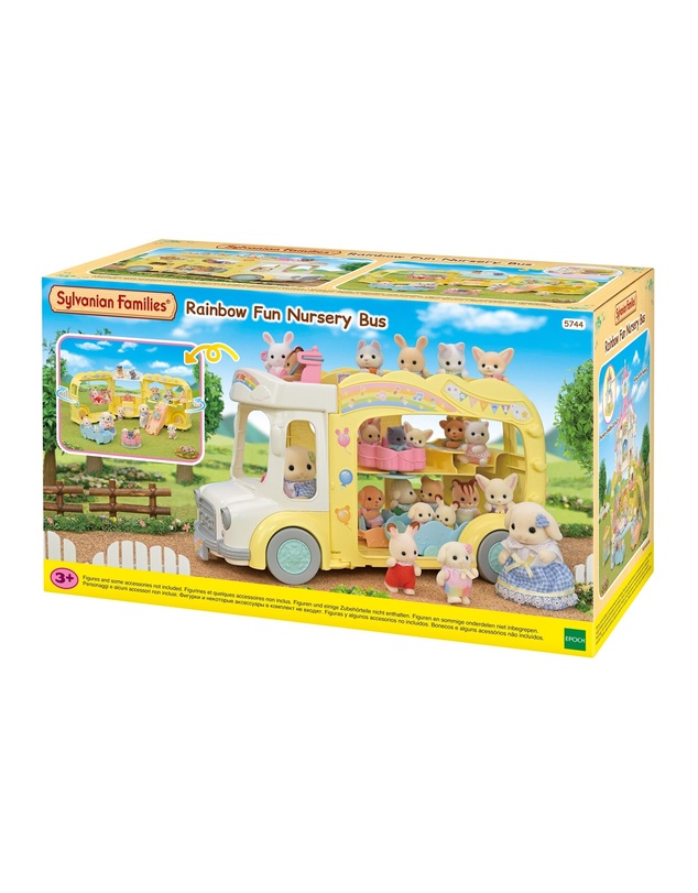 Sylvanian Families - Sylvanian Families Rainbow Fun Nursery Bus