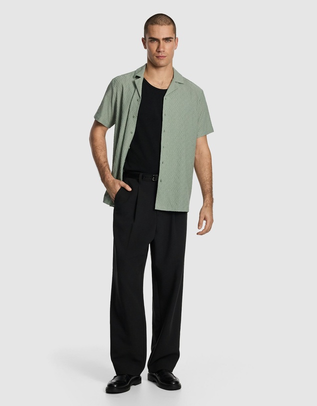 yd. - Murdock Textured Shirt