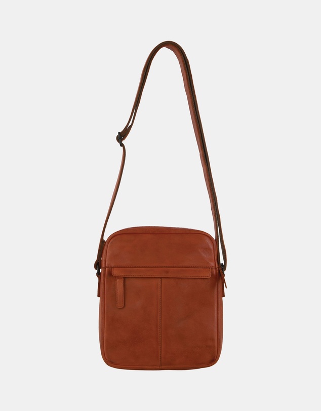 Pierre Cardin - Pierre Cardin Leather Men's Multi-Compartment Crossbody Bag