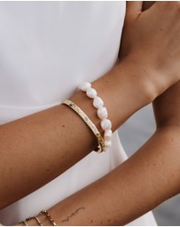 Wanderlust + Co - Keepsakes Aventurine Bangle