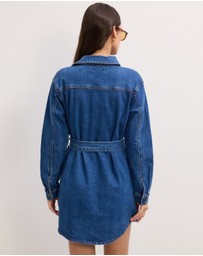 The Fated - Amalia Denim Mini Dress