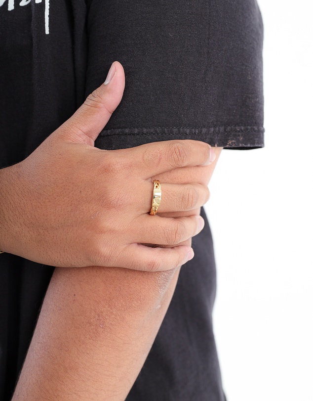 Kuzzoi - ICONIC EXCLUSIVE - Braided Band Ring in Gold-Plated 925 Sterling Silver