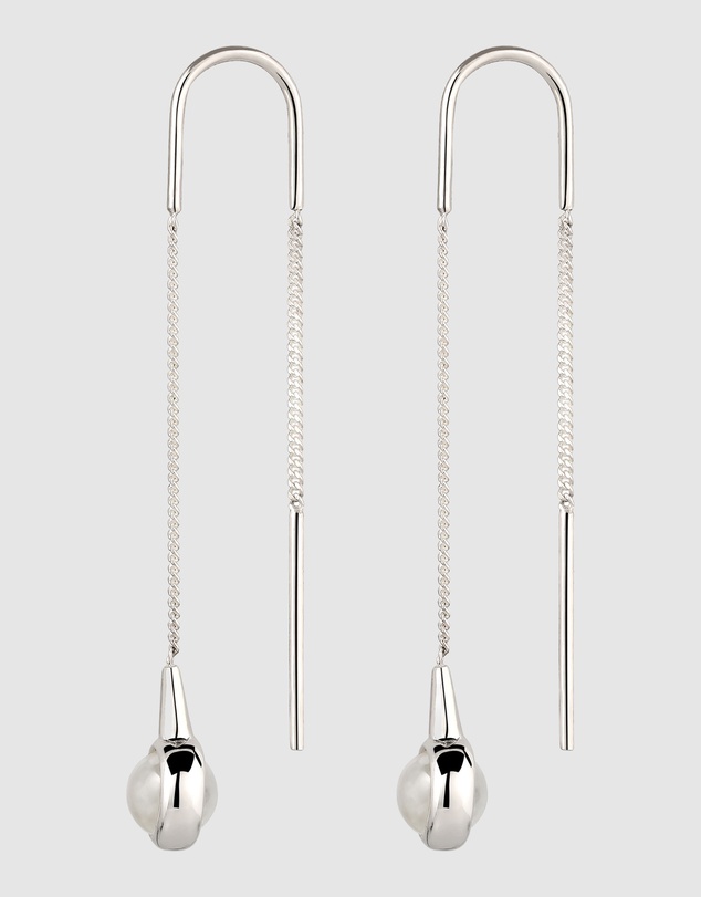 Elli Jewelry - Rock Crystal Teardrop Earrings in 925 Silver