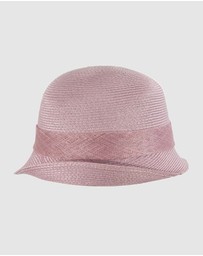 Max Alexander - Summer Suty Pink Cloche Hat