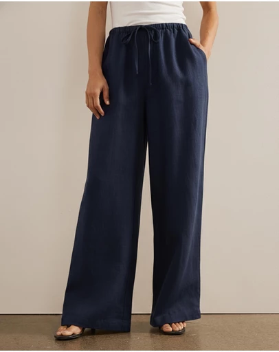 AERE - Marlow Linen Relaxed Pants