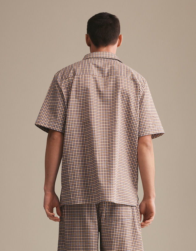 Resting - Soft Woven Cotton Jules Short Sleeve Shirt