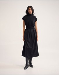 Oxford - Esrealla High Collar Dress