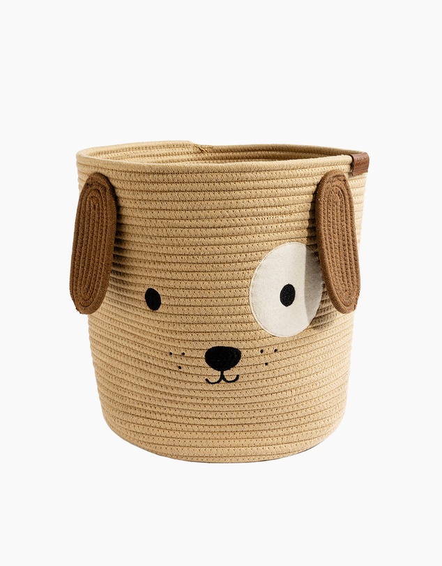 Living Textiles - Cotton Rope Animal Hampers - Puppy