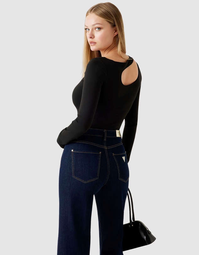 GUESS - Eleanor Buckle Long Sleeve Top