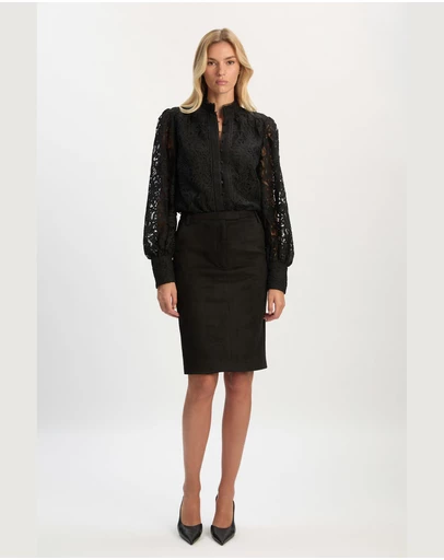 Bardot - Phenix Vegan Suede Skirt