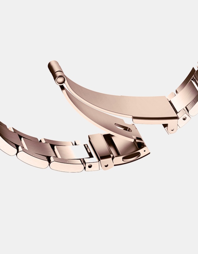 Friendie - Stainless Steel Link Bracelet Band - The Sydney - Apple Watch Compatible