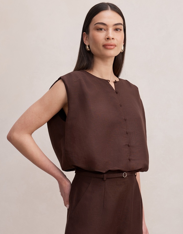 Forever New - Naia Bubble Hem Top