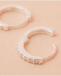 Moira Hughes - The White Label - The Avery Clicker Hoop Earrings