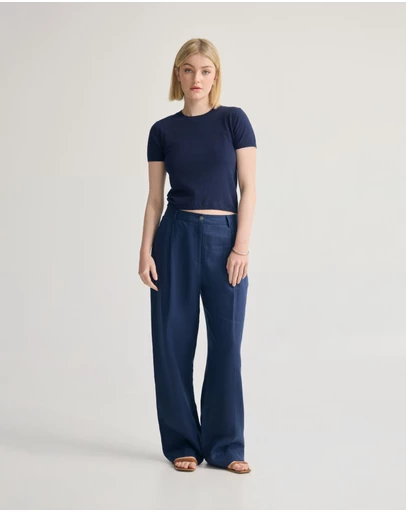 Oxford - Olivia Crop Cashmere Knit