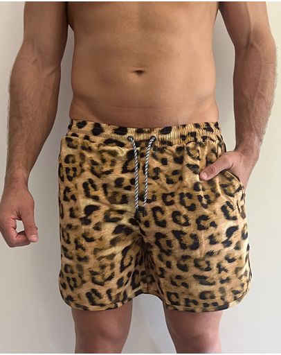 Black / Orange Animal Print