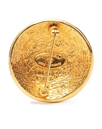 Pre-Loved by Azura Reborn - Pre-Loved Gold Plated 31 Rue Cambon Round Brooch