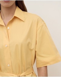 Assembly Label - Kaylee Poplin Short Sleeve Shirt Dress