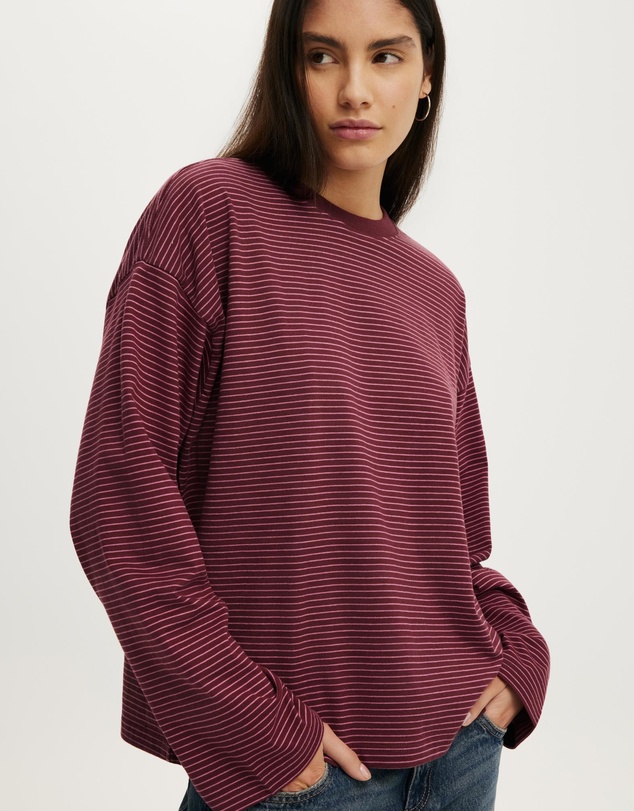 Cotton On - Boxy Long Sleeve Top